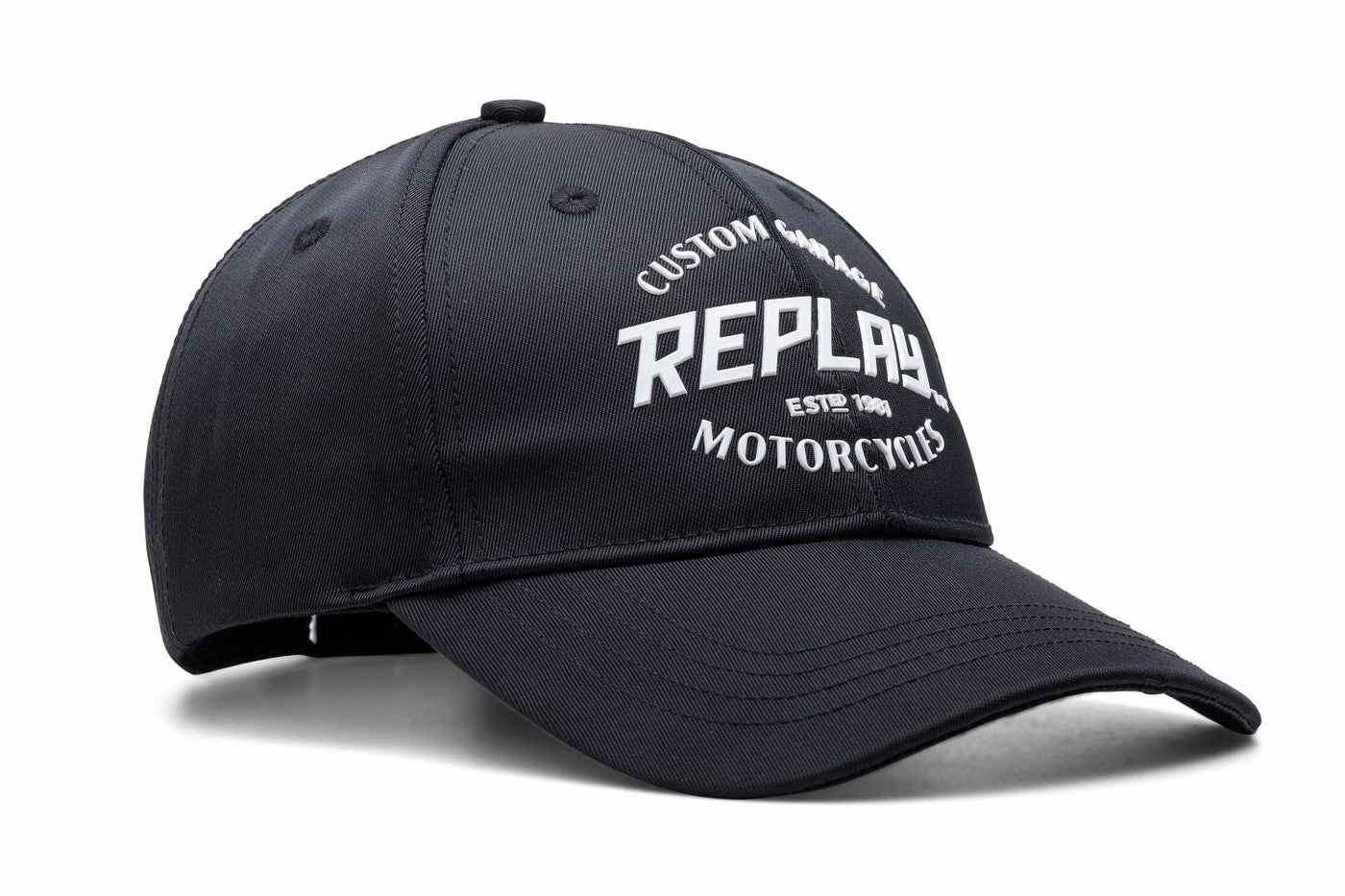 Replay Custom Garage Cap: Stylish Embroidered Baseball Hat for Everyday Wear