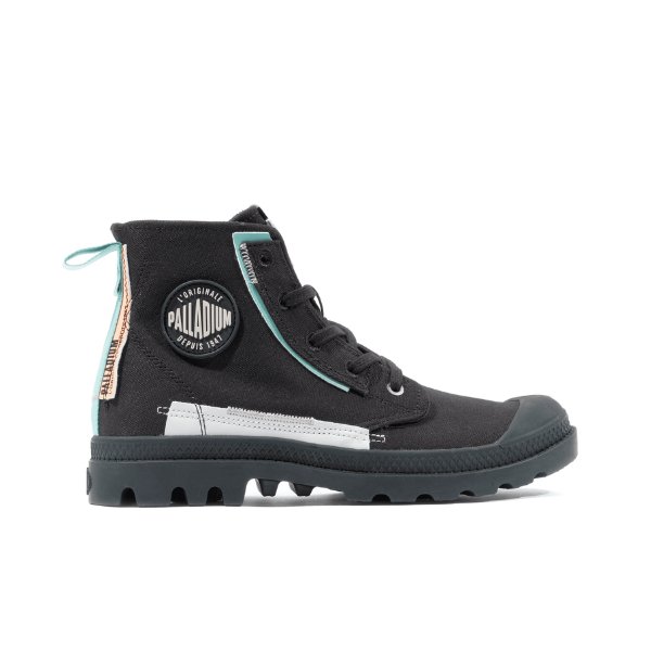 Palladium Pampa Underlayer Black Boots for Men: Durable, Stylish, Comfortable Footwear