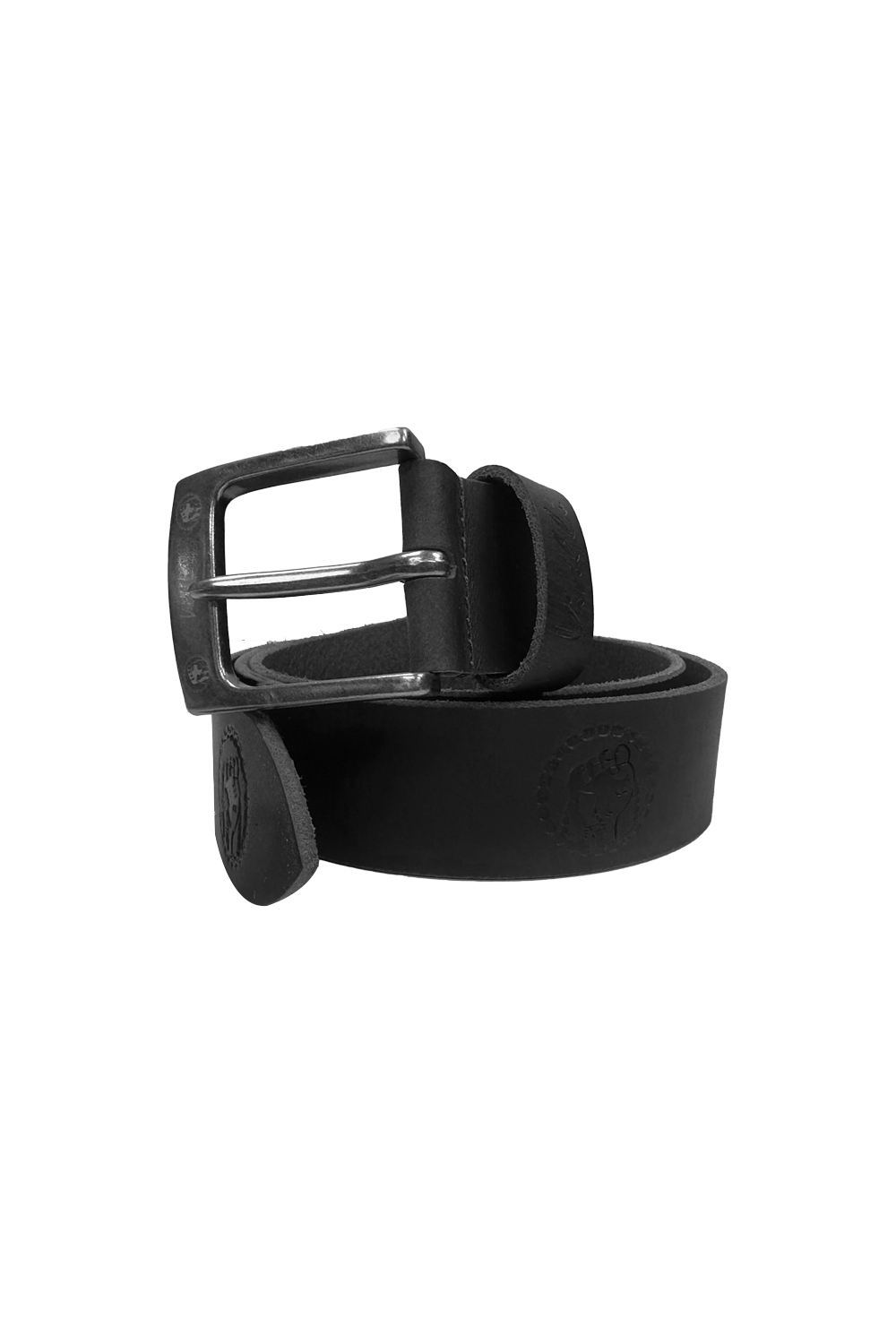 Vialli Guanto Belt: Sleek Black Adjustable Fit Accessory for Men