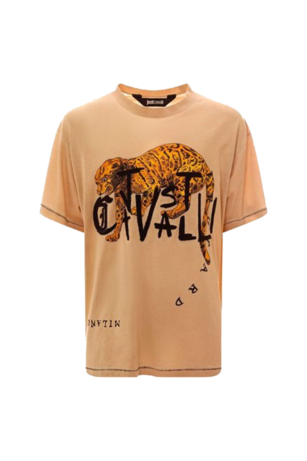 Wild Leopard Print Sunwash T-Shirt: Unleash Your Inner Roar with Style