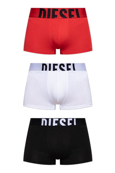 Diesel Damien Boxer Shorts 3-Pack: Ultimate Comfort, Multi-Color, Everyday Luxury Fit