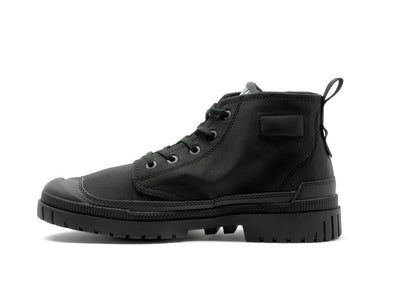 Palladium SP20 Hi-Tech Black Boots: Lightweight, Durable, Waterproof, Urban Explorer Footwear