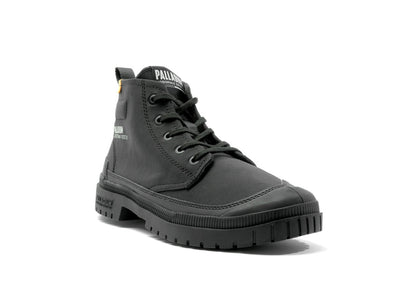 Palladium SP20 Hi-Tech Black Boots: Lightweight, Durable, Waterproof, Urban Explorer Footwear