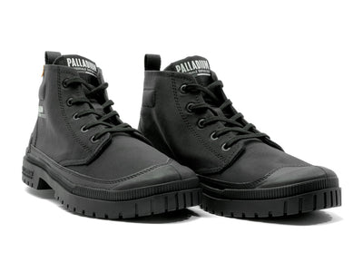 Palladium SP20 Hi-Tech Black Boots: Lightweight, Durable, Waterproof, Urban Explorer Footwear