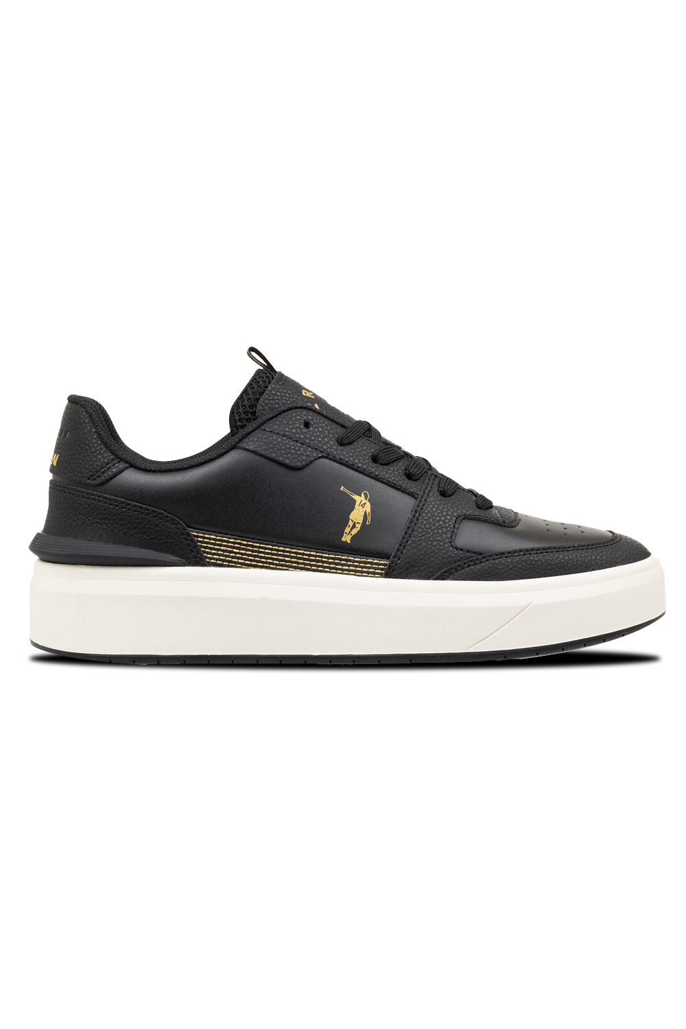 Cruyff Endorsed Tennis Sneaker: Stylish Black & White Performance Footwear