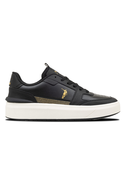 Cruyff Endorsed Tennis Sneaker: Stylish Black & White Performance Footwear