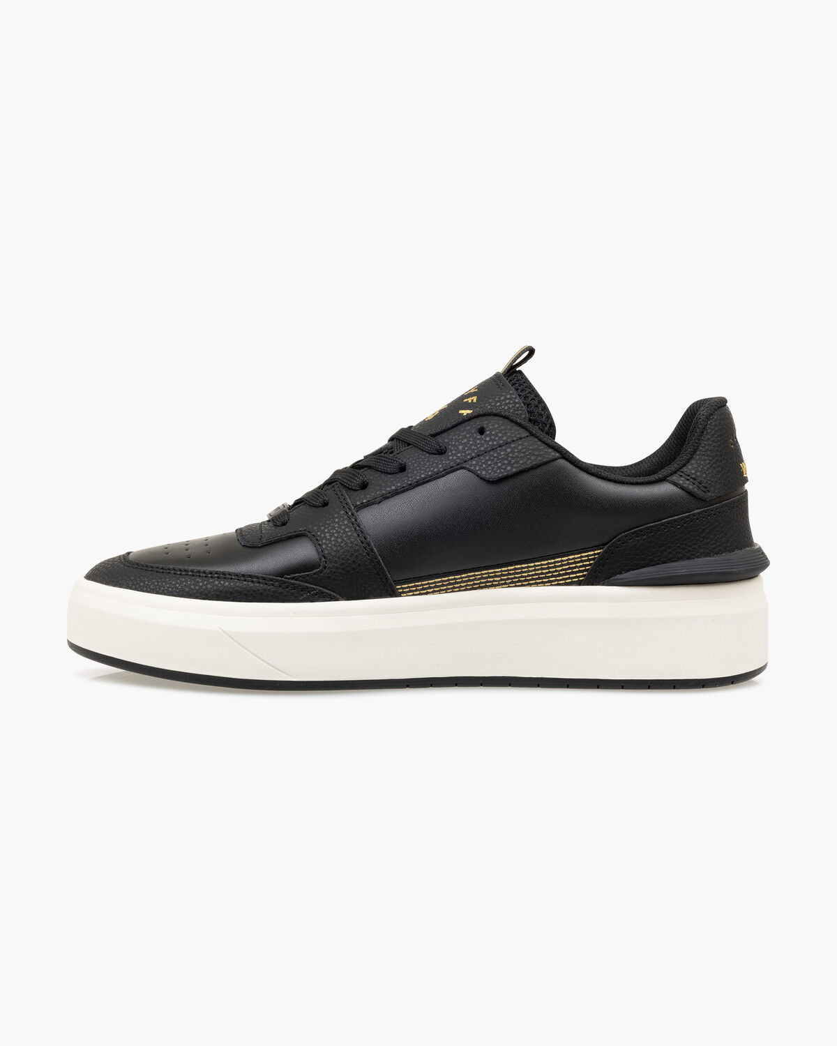 Cruyff Endorsed Tennis Sneaker: Stylish Black & White Performance Footwear