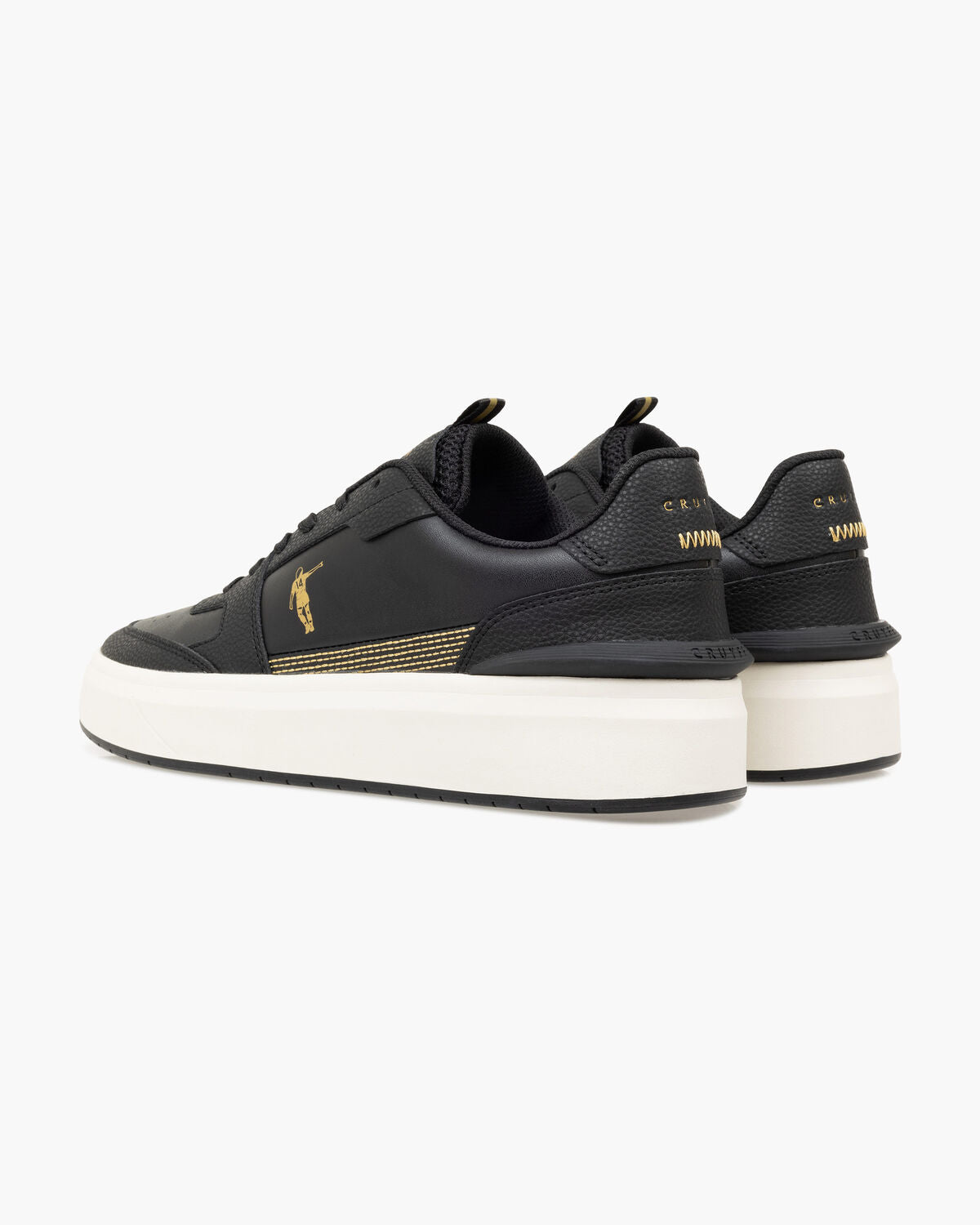 Cruyff Endorsed Tennis Sneaker: Stylish Black & White Performance Footwear