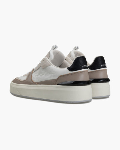 Surefire Tennis Sneaker: White Minimalist Luxury for Casual Sportswear