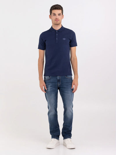 Replay Men's Navy M6548 Golfer Polo Shirt: Classic Style, Premium Comfort