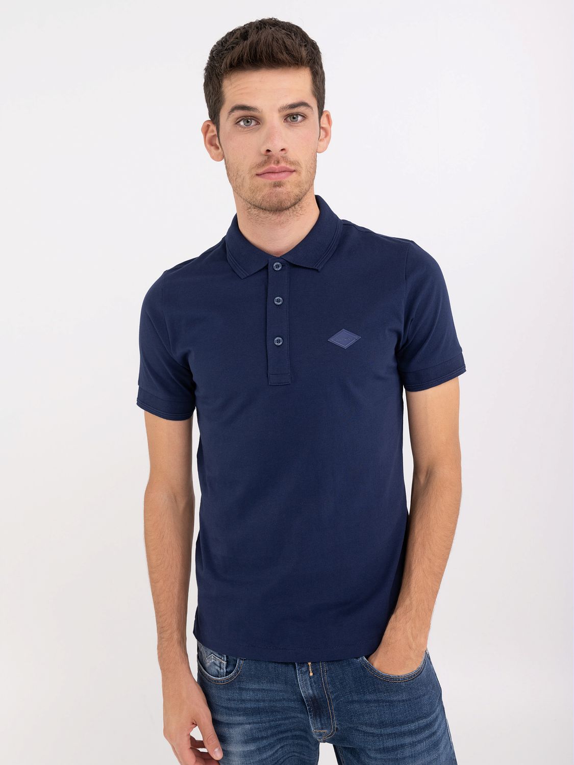 Replay Men's Navy M6548 Golfer Polo Shirt: Classic Style, Premium Comfort