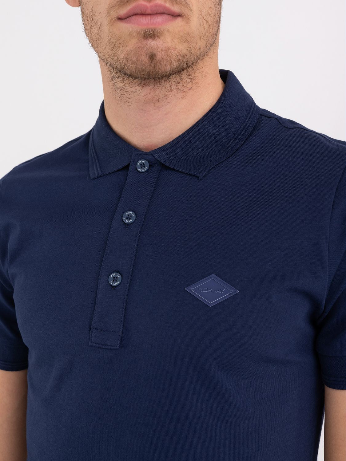 Replay Men's Navy M6548 Golfer Polo Shirt: Classic Style, Premium Comfort