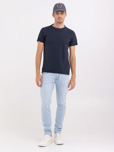 Replay M914Y Blue Slim Fit Stretch Denim Jeans for Men