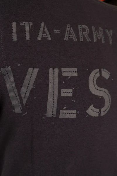 Esercito Geor Navy T-Shirt: Classic Style, Embroidered Branding, Ultimate Comfort Fit
