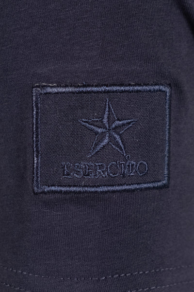 Esercito Geor Navy T-Shirt: Classic Style, Embroidered Branding, Ultimate Comfort Fit