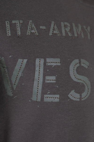 Esercito Geor Olive Short Sleeve T-Shirt with Embroidered Branding