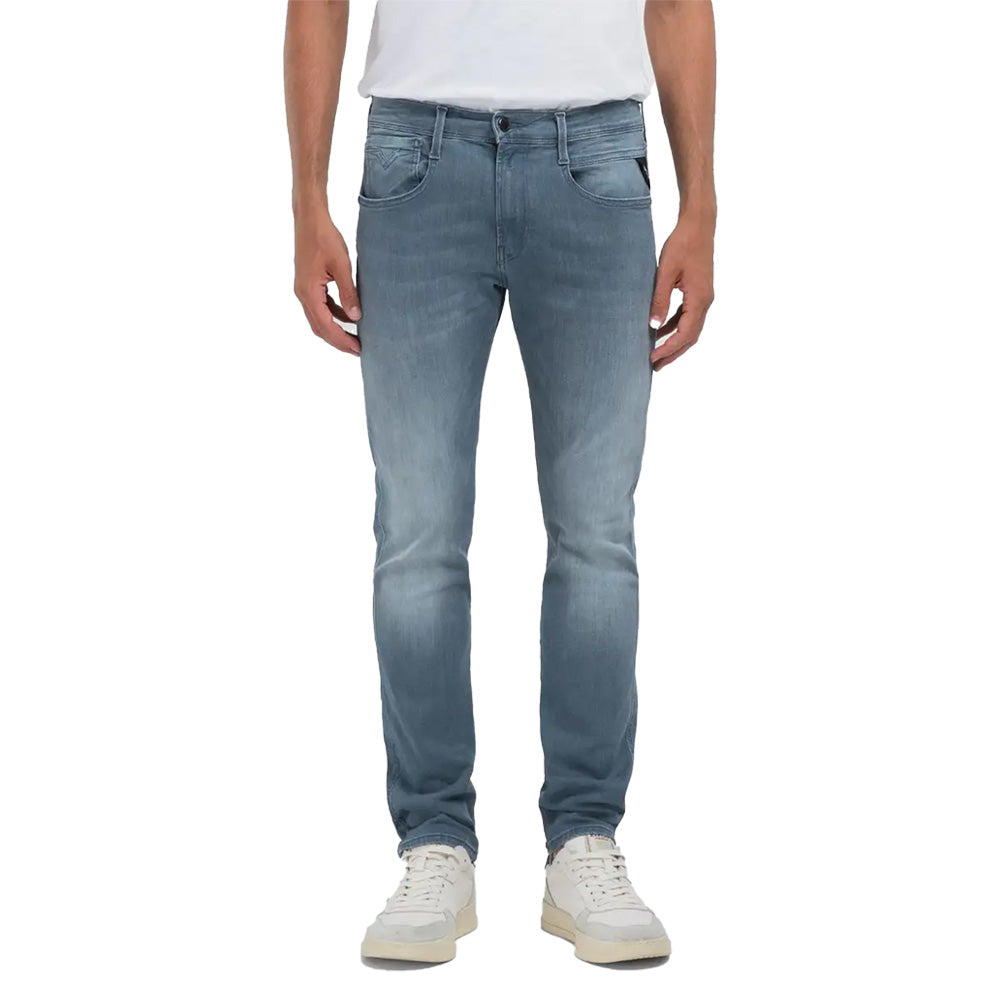 Replay Anbass Slim-Fit Jeans: Premium Stretch Denim for Ultimate Comfort