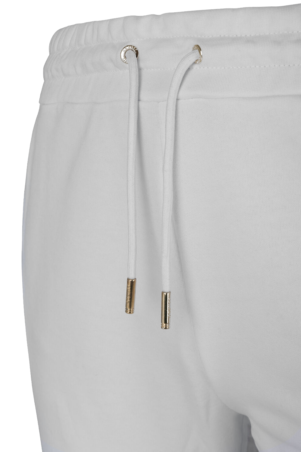 Cruyff Thetor White Gold Men's Track Pants with Zipper Cuffs