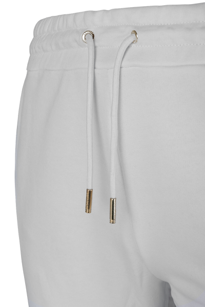 Cruyff Thetor White Gold Men's Track Pants with Zipper Cuffs