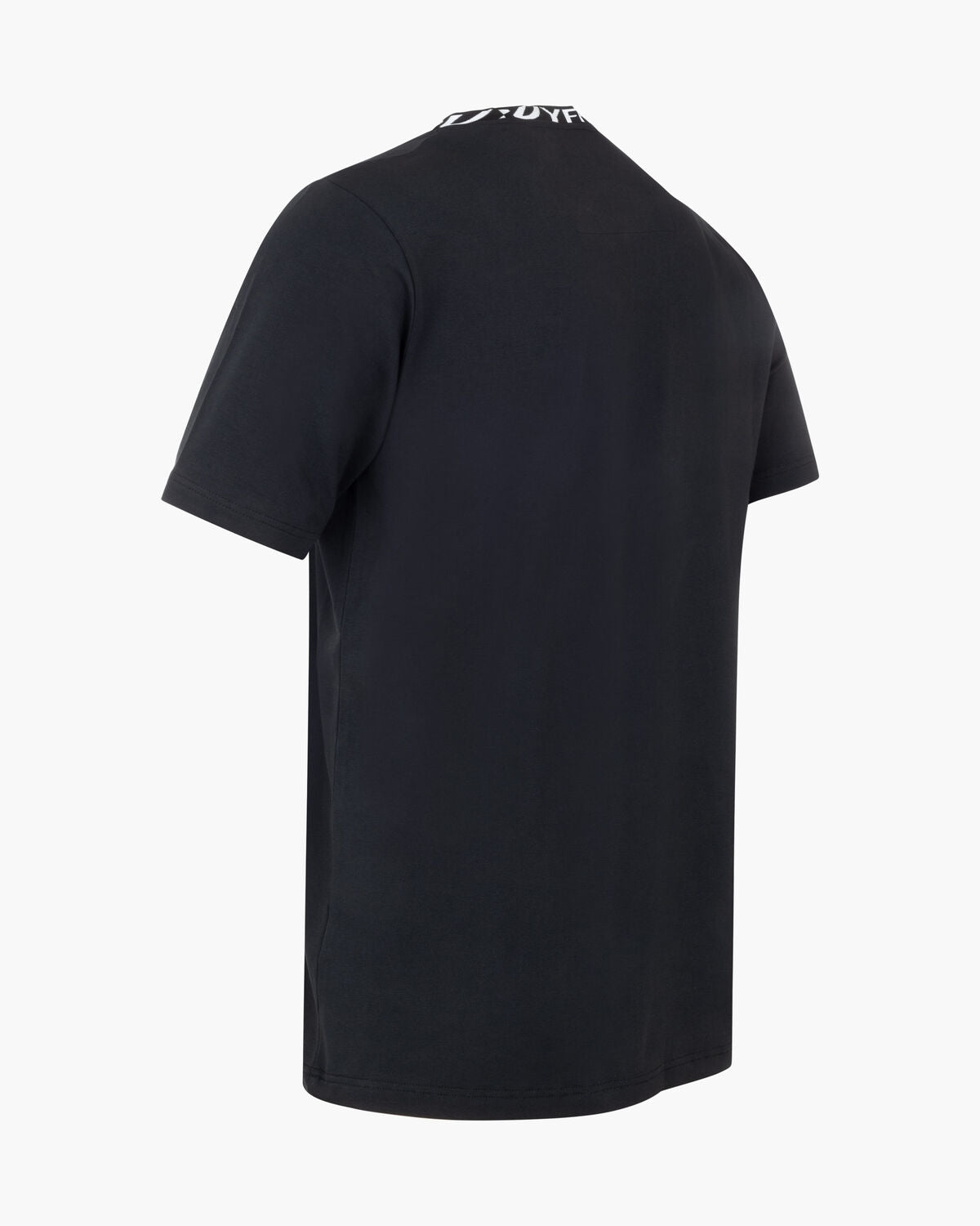 Cruyff Costura T-Shirt: Premium Black Short Sleeve, Round Neck, Embroidered Detail