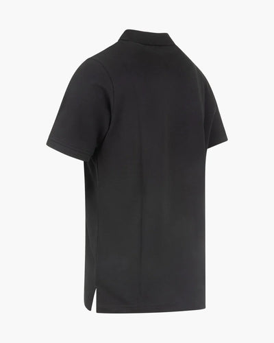 Cruyff Fuze Black Gold Men's Polo: Piqué Fabric, Regular Fit, Modern Design