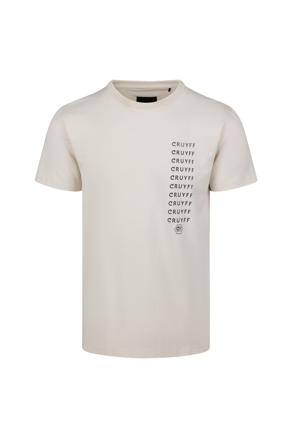 Cruyff Cream Creditos T-Shirt: Stylish, Bold Branding, Comfortable Fit, Durable Wardrobe Staple
