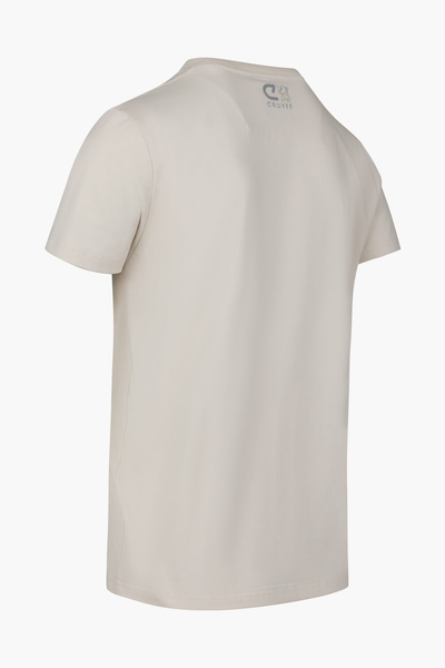 Cruyff Cream Creditos T-Shirt: Stylish, Bold Branding, Comfortable Fit, Durable Wardrobe Staple