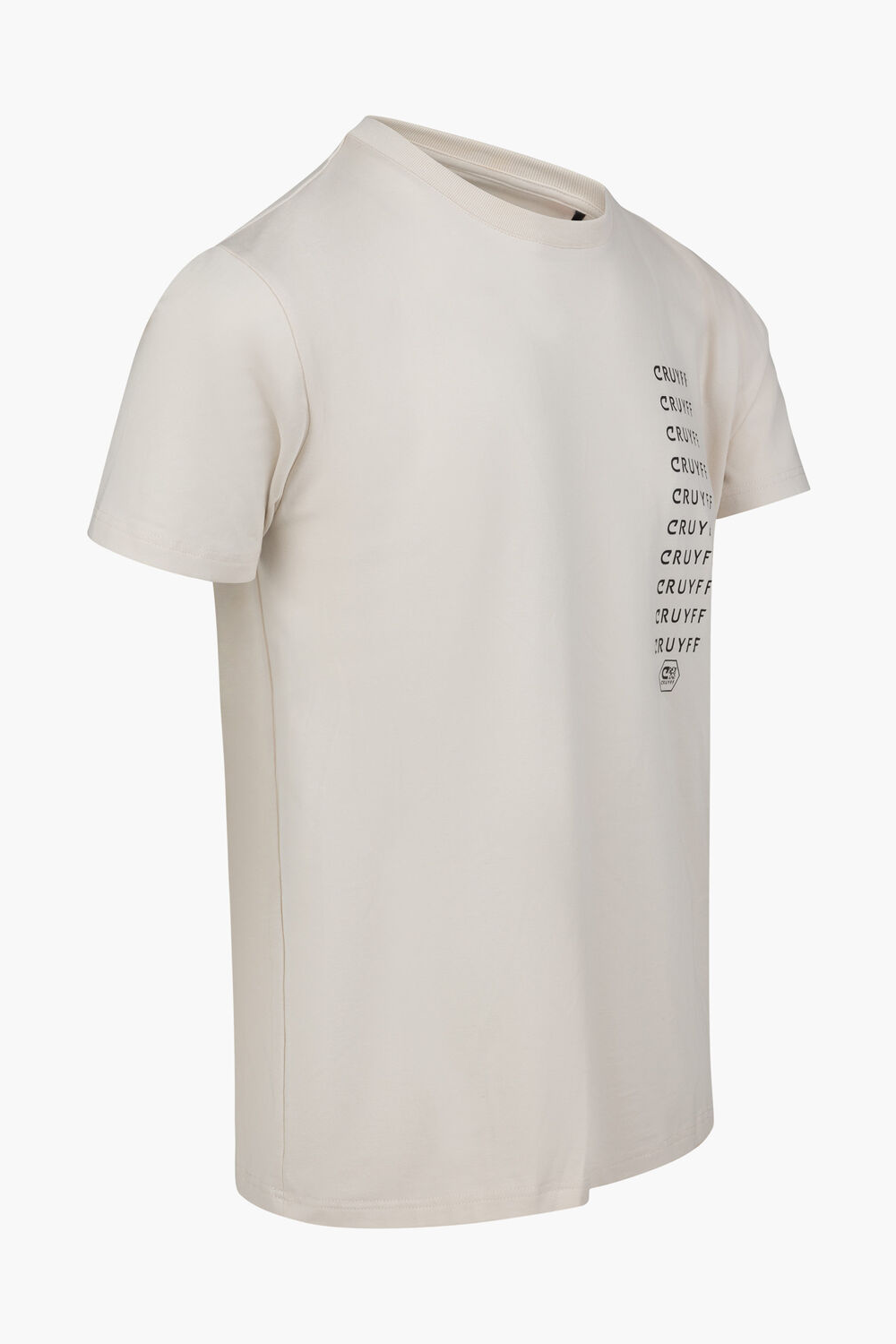 Cruyff Cream Creditos T-Shirt: Stylish, Bold Branding, Comfortable Fit, Durable Wardrobe Staple