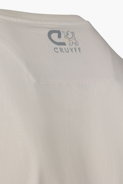Cruyff Cream Creditos T-Shirt: Stylish, Bold Branding, Comfortable Fit, Durable Wardrobe Staple