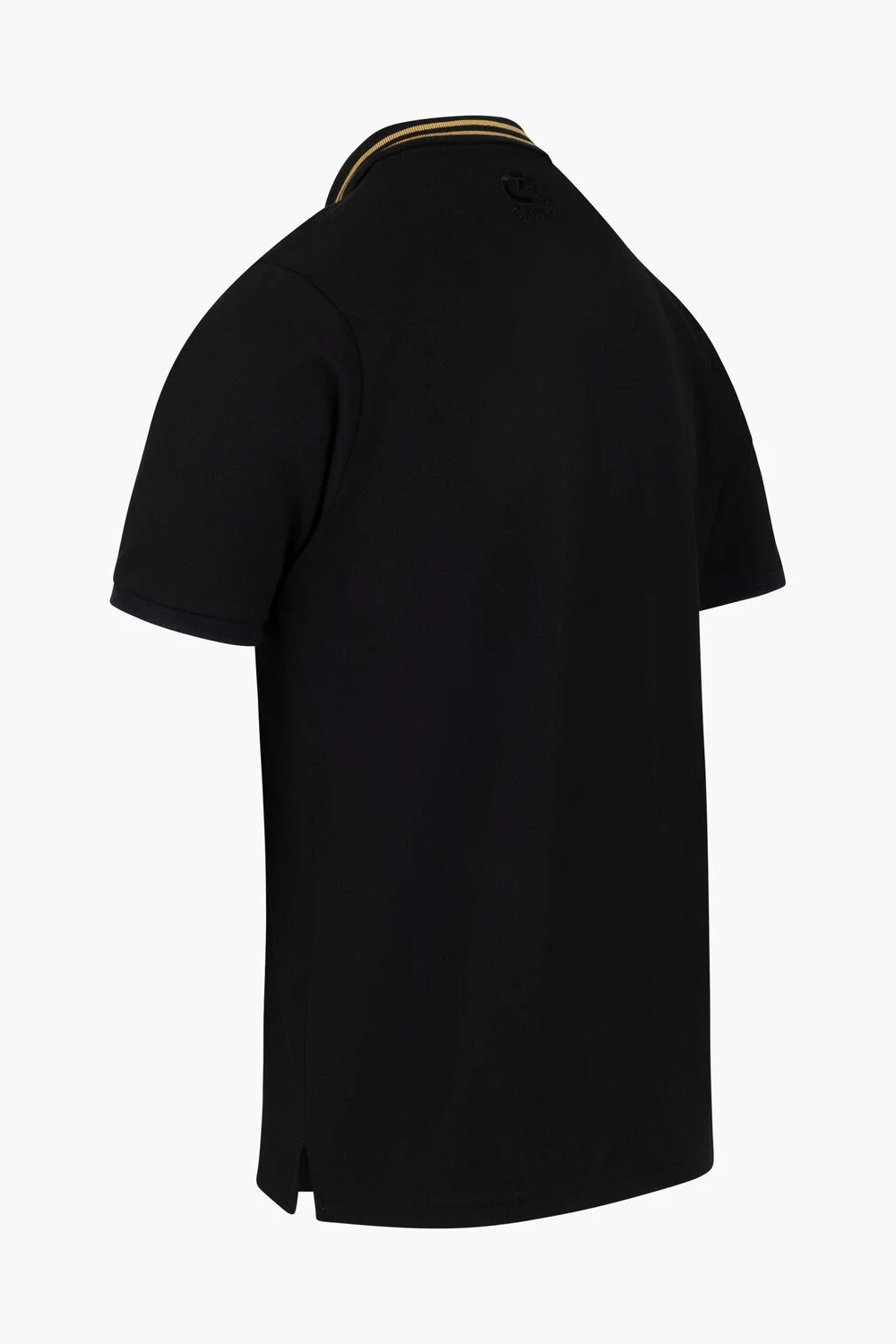 Cruyff Gudad Golfer: Stylish Black Gold Polo for Breathable Comfort