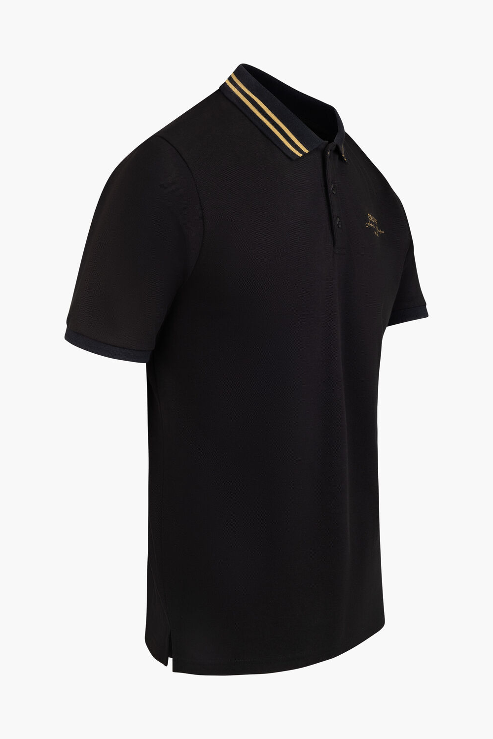 Cruyff Gudad Golfer: Stylish Breathable Lightweight Black Polo Shirt for Men