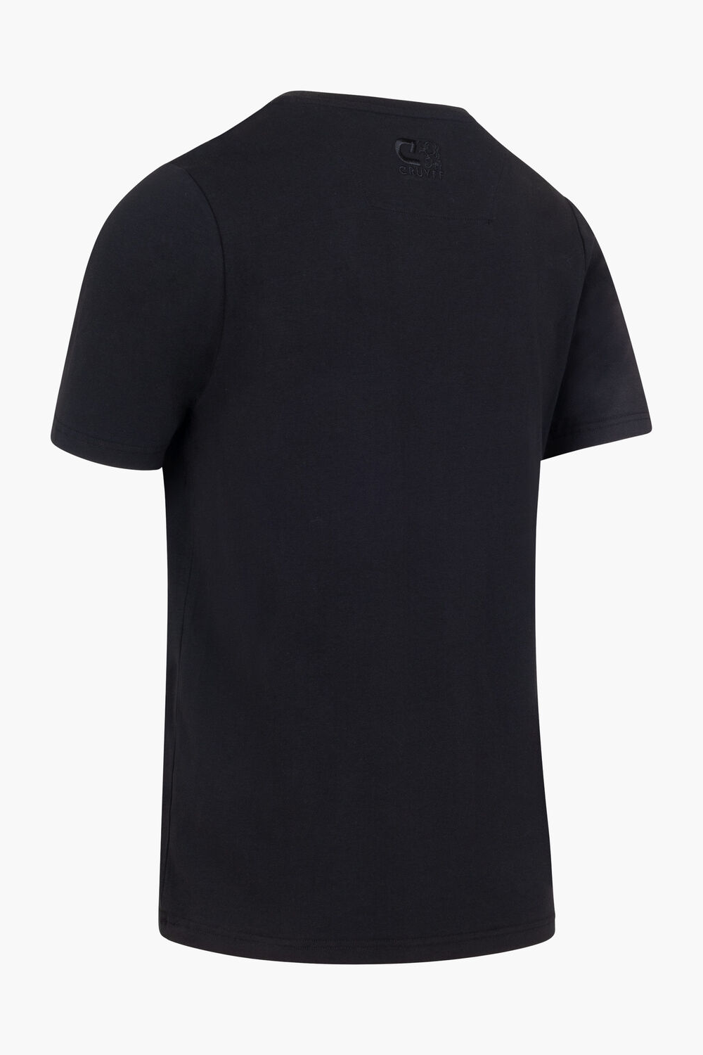 Cruyff Badge T-Shirt: Black Gold, Premium Cotton Blend, Stylish Comfort Tee
