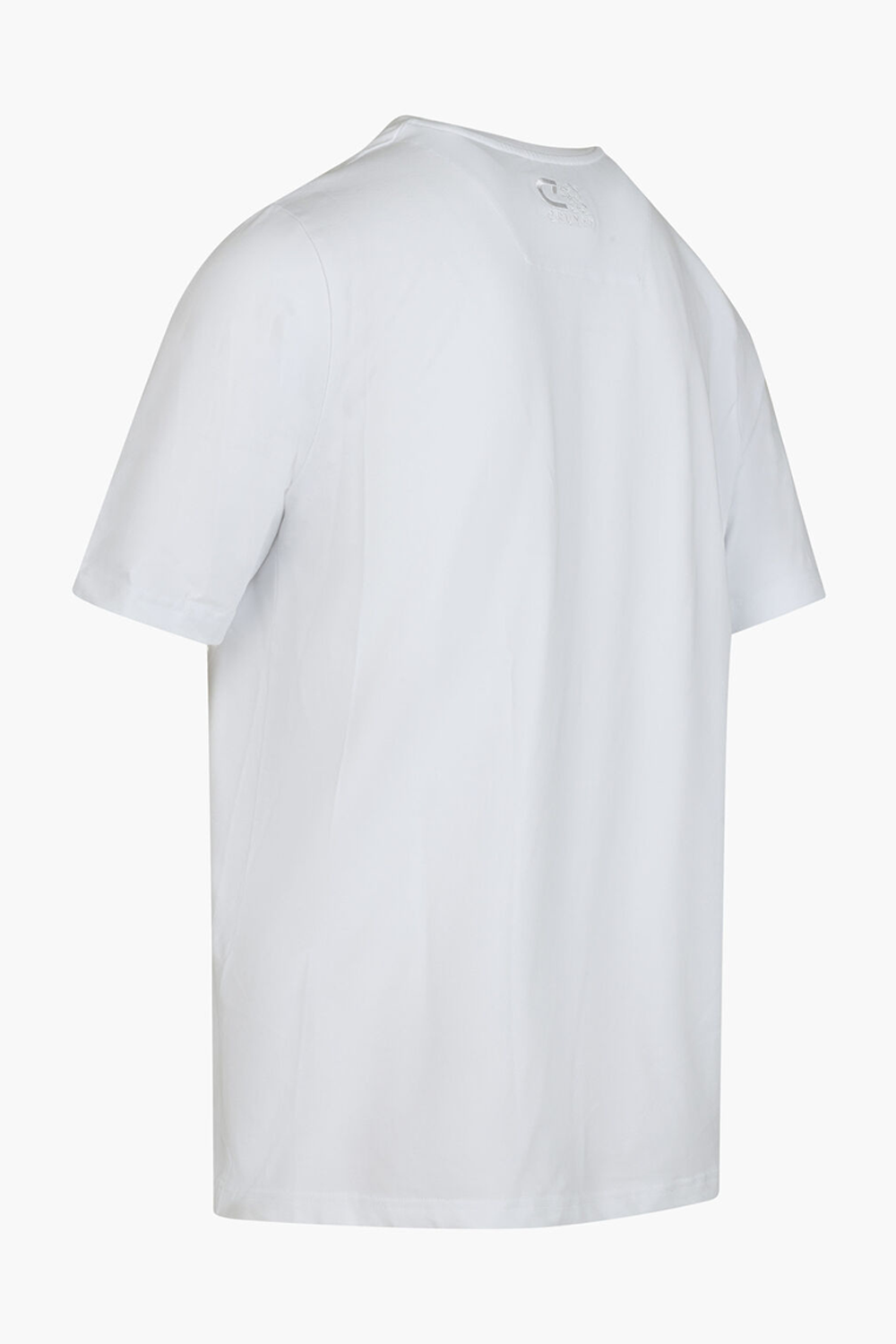 Cruyff Avatar White T-Shirt: Soft Stretch Cotton Blend for Sporty Style