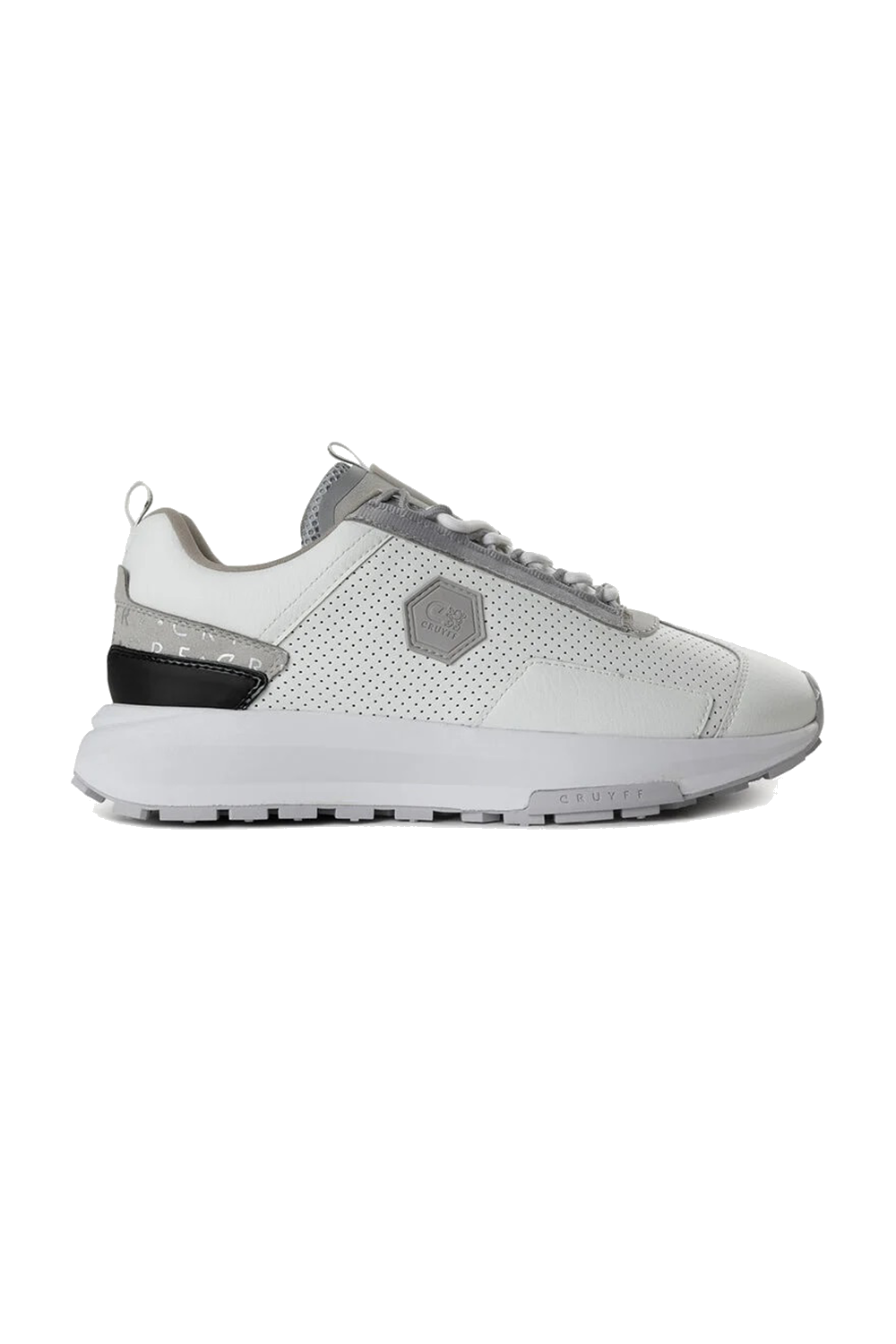Cruyff Subutai White Silver Sneaker: Modern, Comfortable, and Stylish Everyday Footwear