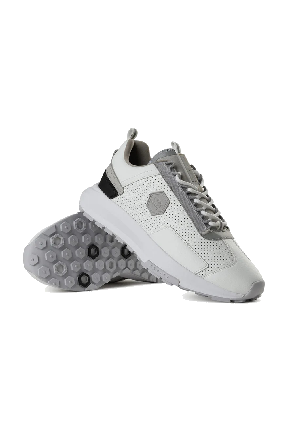 Cruyff Subutai White Silver Sneaker: Modern, Comfortable, and Stylish Everyday Footwear