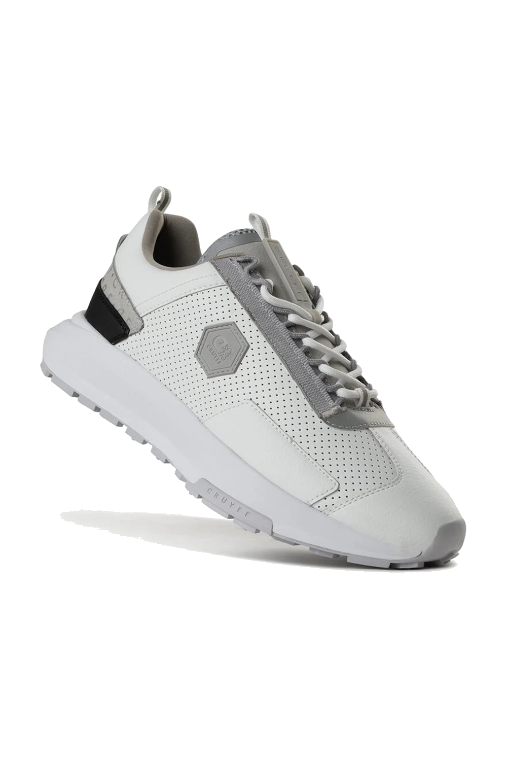 Cruyff Subutai White Silver Sneaker: Modern, Comfortable, and Stylish Everyday Footwear