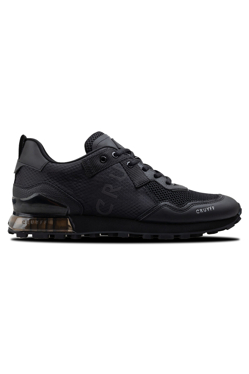 Cruyff Superbia Black Sneaker: Reflective Ripstop Mesh, Comfortable, Stylish, Durable