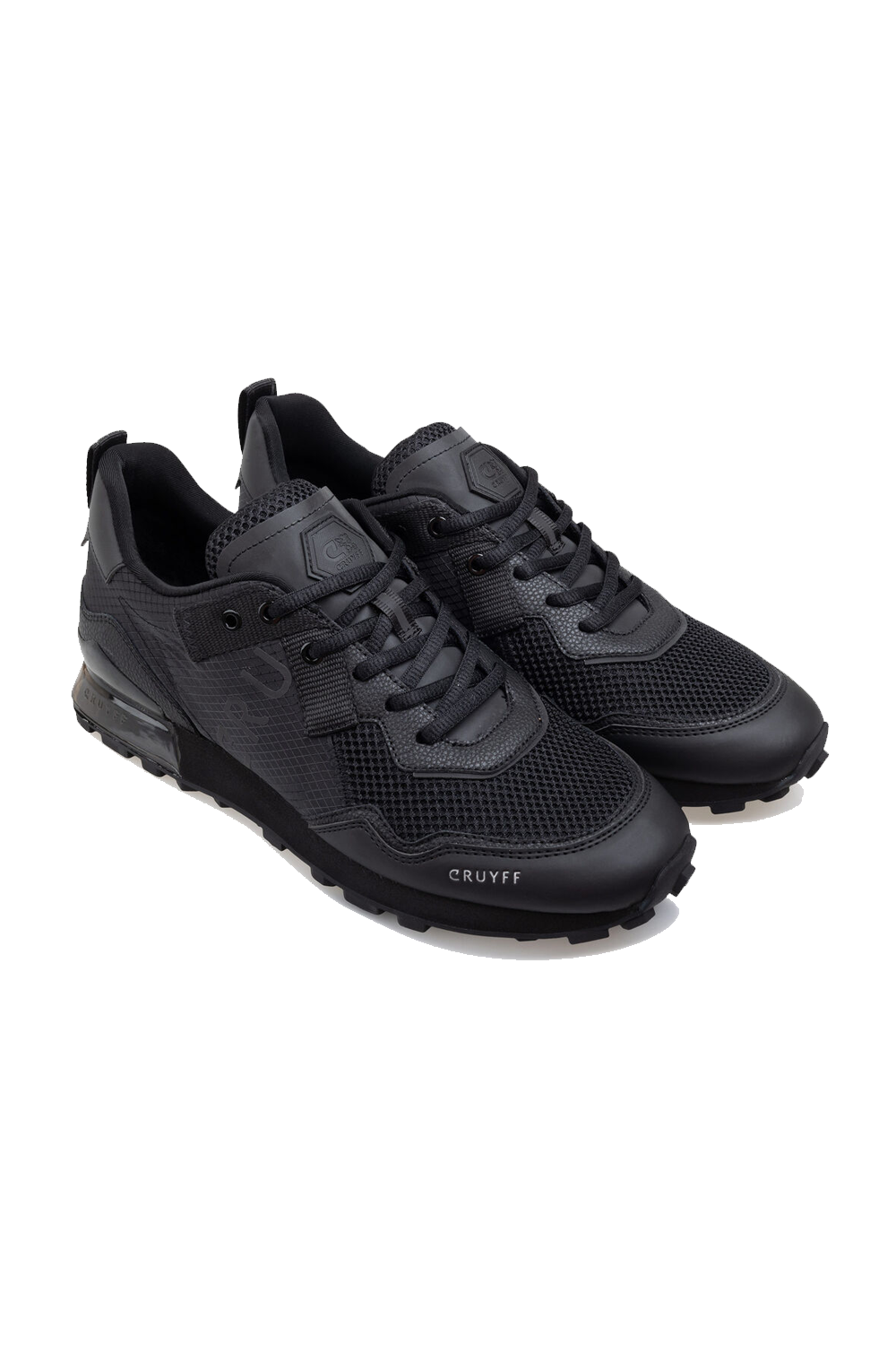 Cruyff Superbia Black Sneaker: Reflective Ripstop Mesh, Comfortable, Stylish, Durable