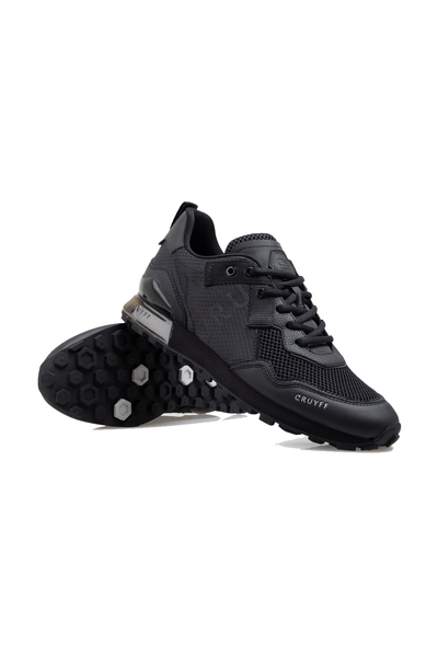 Cruyff Superbia Black Sneaker: Reflective Ripstop Mesh, Comfortable, Stylish, Durable