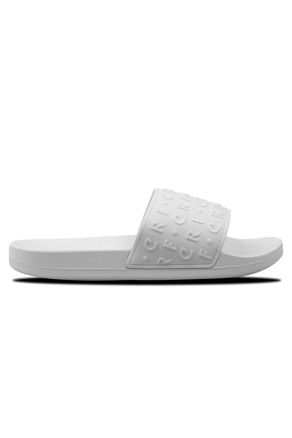 Cruyff CRF Slide 100 White Embossed Comfort Summer Sandal for Men