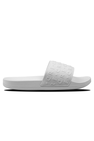 Cruyff CRF Slide 100 White Embossed Comfort Summer Sandal for Men