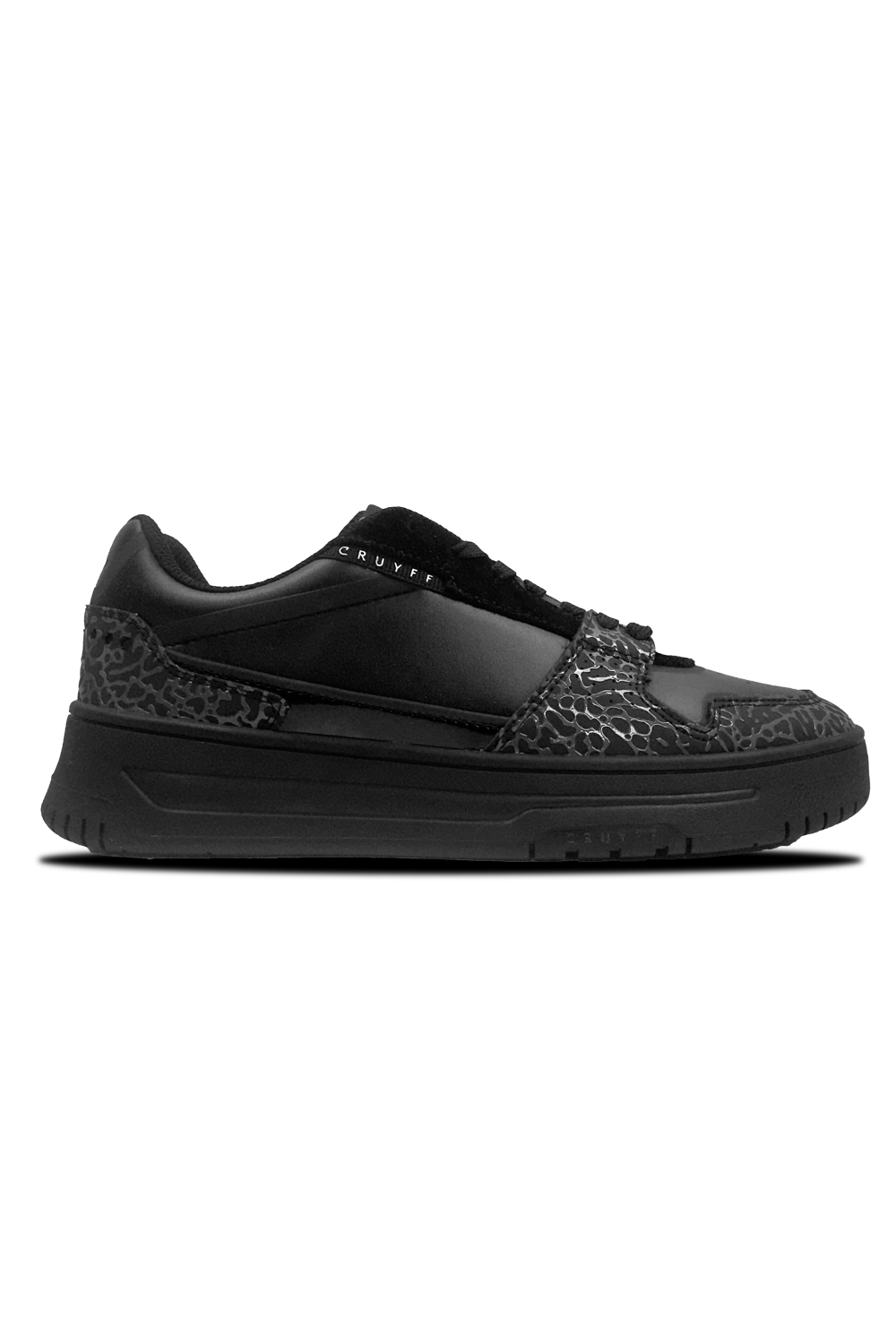 Cruyff Collegam Black Mid-Grey Sneaker: Stylish Lace-Up Comfort for Everyday Wear