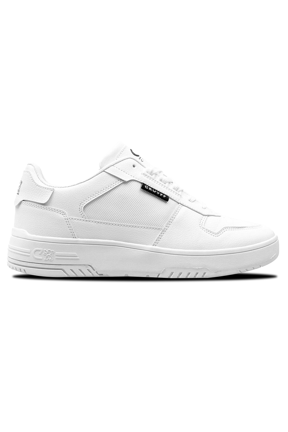 Cruyff Indoor King Tumbled/Fine White Low-Cut Performance Sneaker for Men