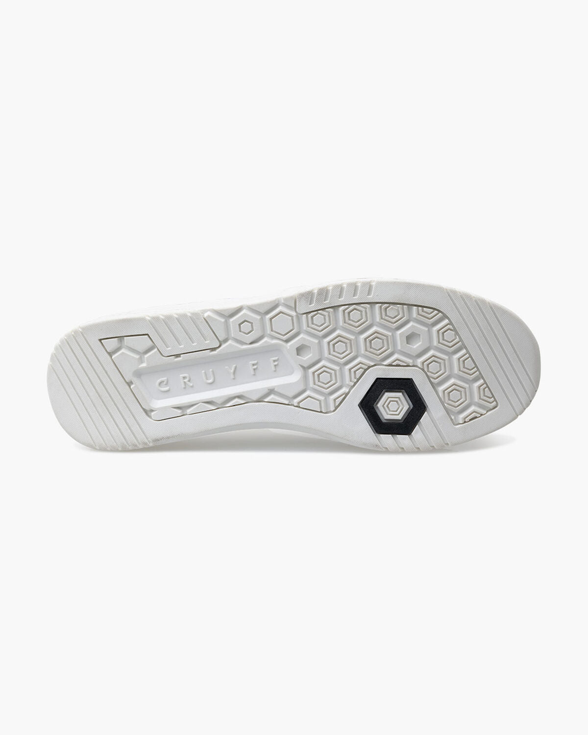 Cruyff Indoor King Tumbled/Fine White Low-Cut Performance Sneaker for Men