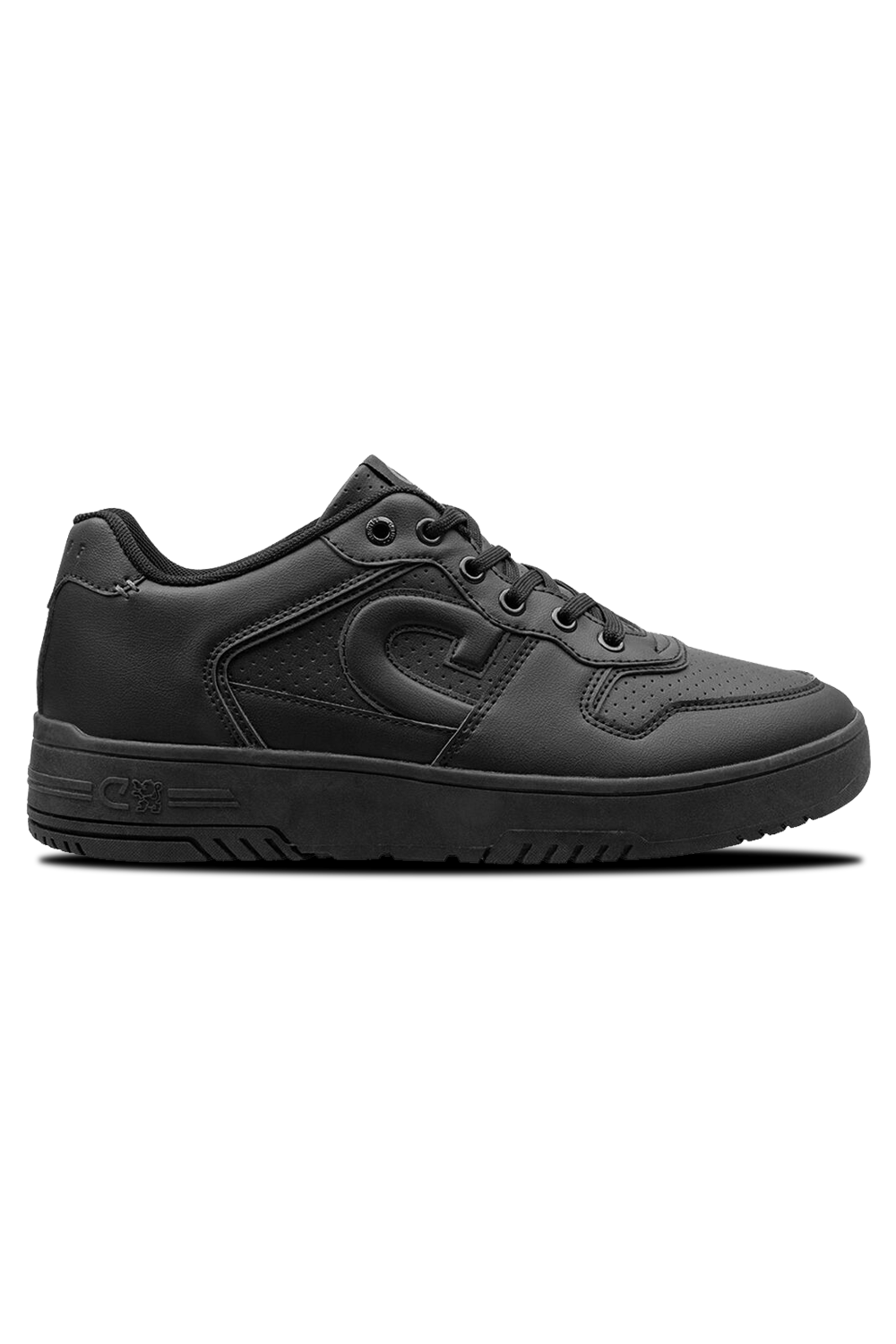 Cruyff Royal C Sneaker: Premium Black Lace-Up with Iconic Insignia for Men