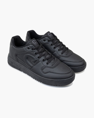 Cruyff Royal C Sneaker: Premium Black Lace-Up with Iconic Insignia for Men