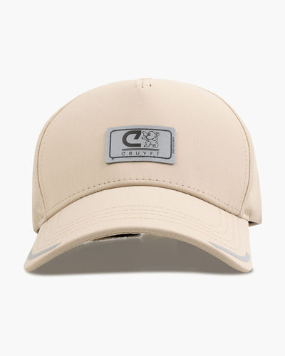 Cruyff Intense Cap: Premium Sand Polyester Baseball Hat for Men