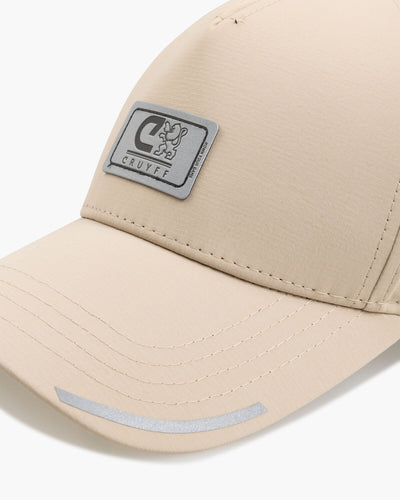 Cruyff Intense Cap: Premium Sand Polyester Baseball Hat for Men