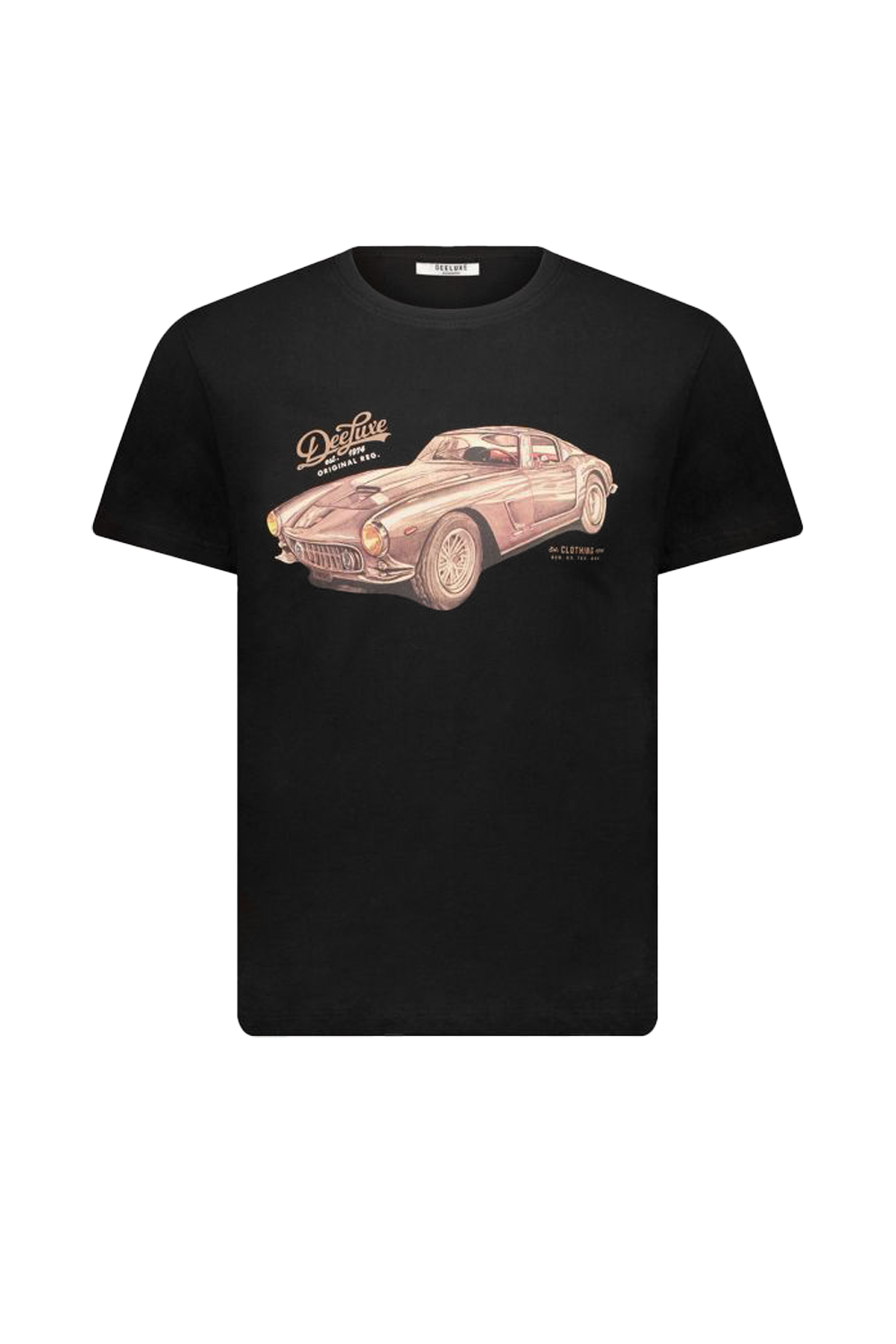 Deeluxe Arizona Short Sleeve Black Cotton T-Shirt for Men