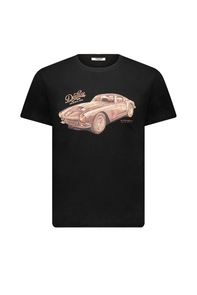 Deeluxe Arizona Short Sleeve Black Cotton T-Shirt for Men